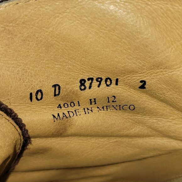 Frye Phillip Brown Leather Casual Work Boots - Picture 12 of 16